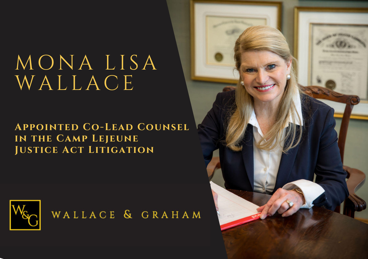 Mona Lisa Wallace Appointed Co-Lead Counsel By Court in Camp Lejeune Justice Act Litigation