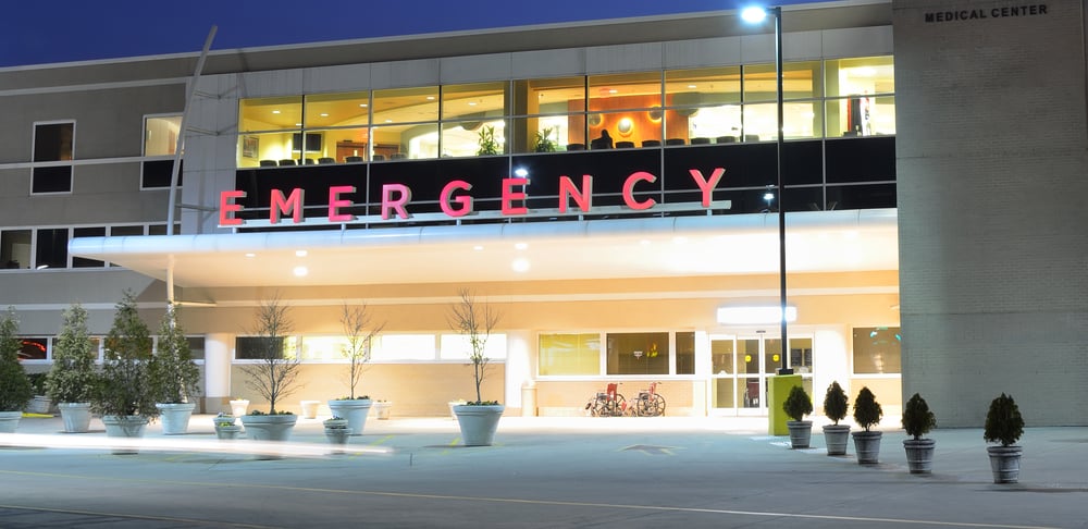 Outside of hospital emergency room